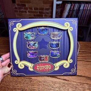 Disney WDW Dumbo Storybook Circus 8-Pin Box Set LE750 PP92692 NOS